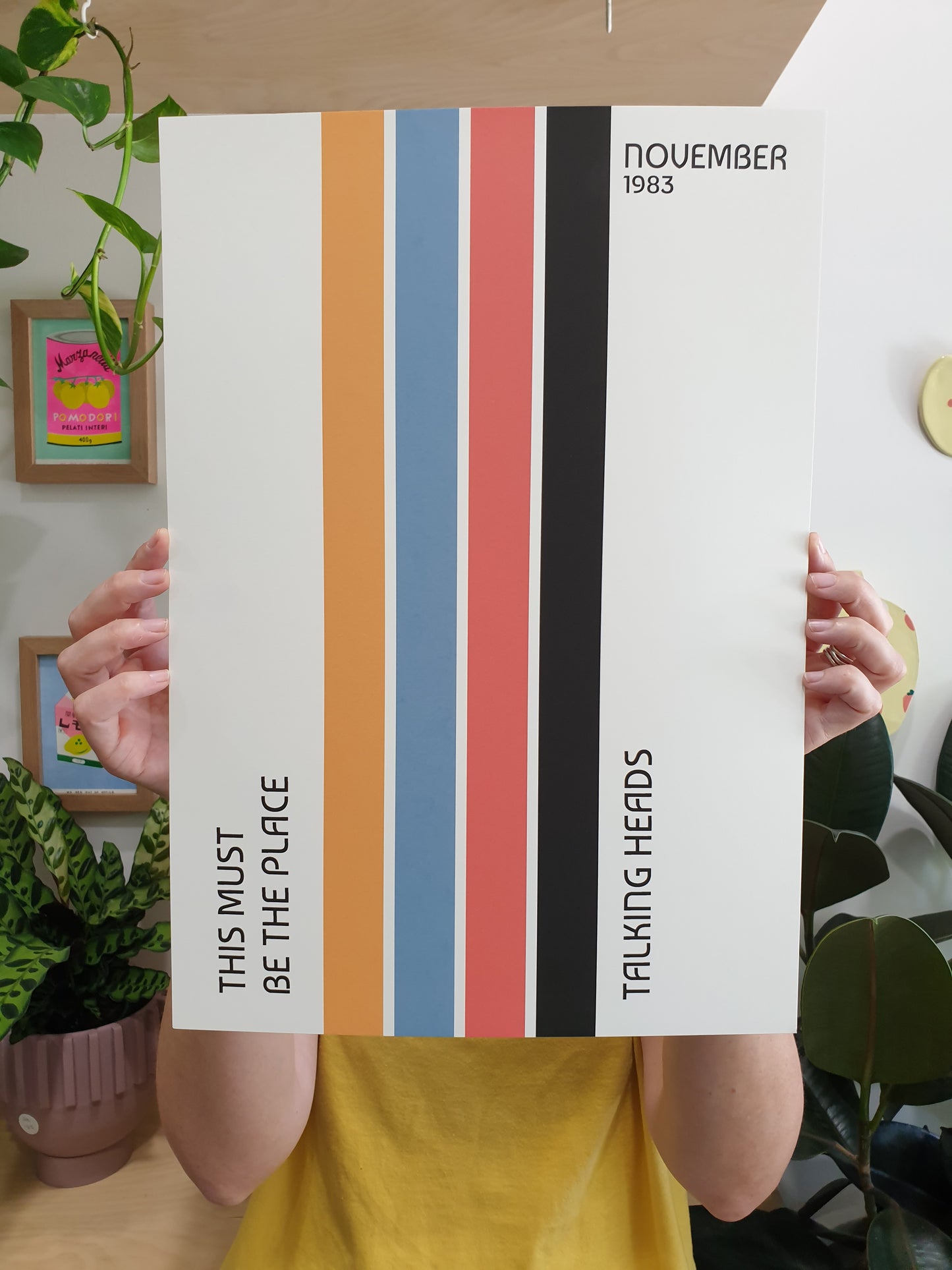 'This Must Be the Place' - Talking heads' - A3 Giclée Art Print
