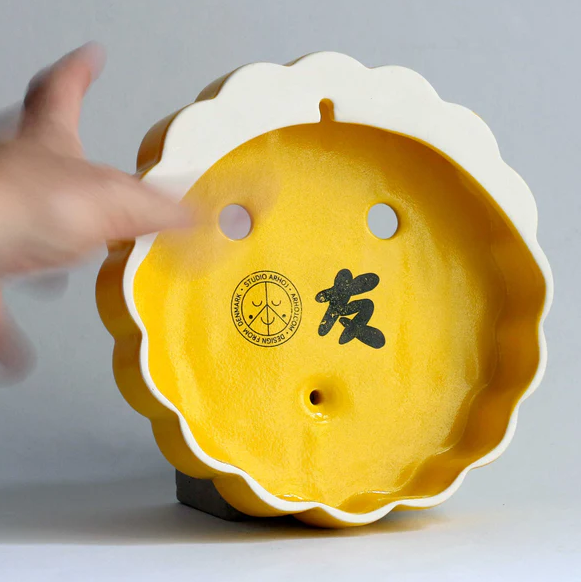 Biscuit Yellow - Tomo Mask Wall Hanging