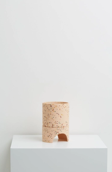 Archie Planter - Salt terrazzo
