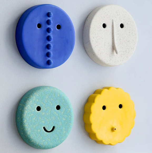 Biscuit Yellow - Tomo Mask Wall Hanging