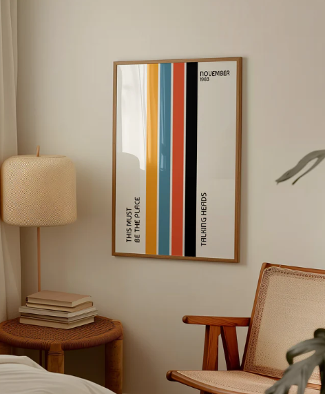 'This Must Be the Place' - Talking heads' - A3 Giclée Art Print