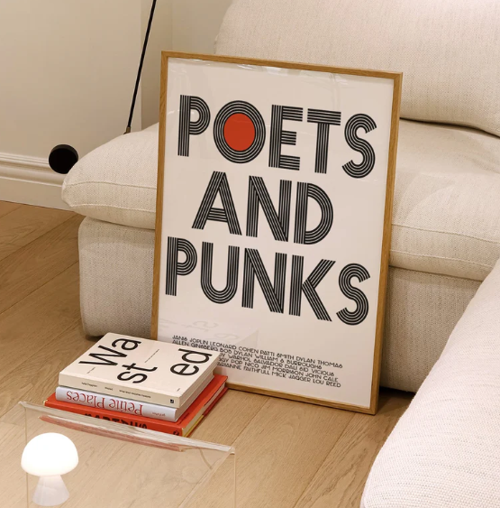 'Poets and Punks' - A3 Giclée Art Print