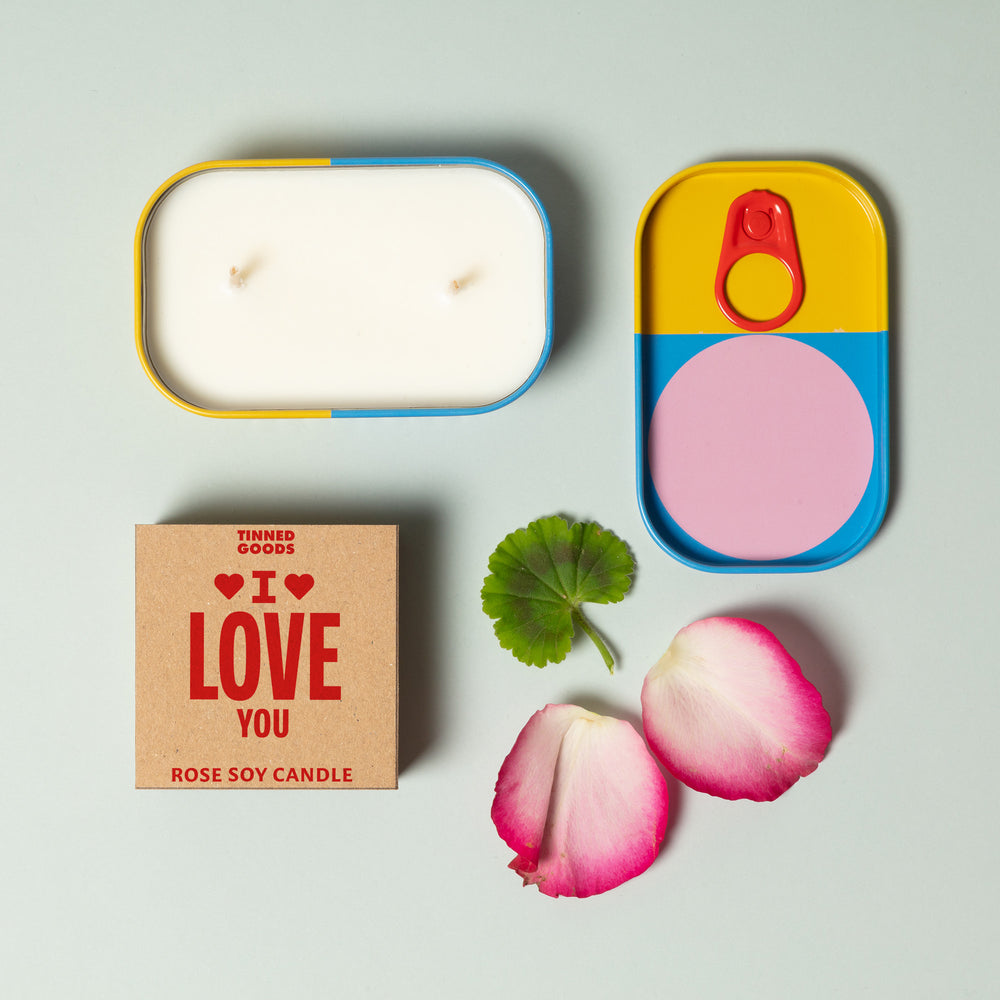 Tinned Goods - I Love You Candle