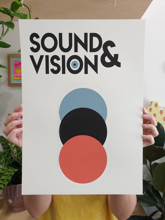'Sound and Vision' - David Bowie' - A3 Giclée Art Print