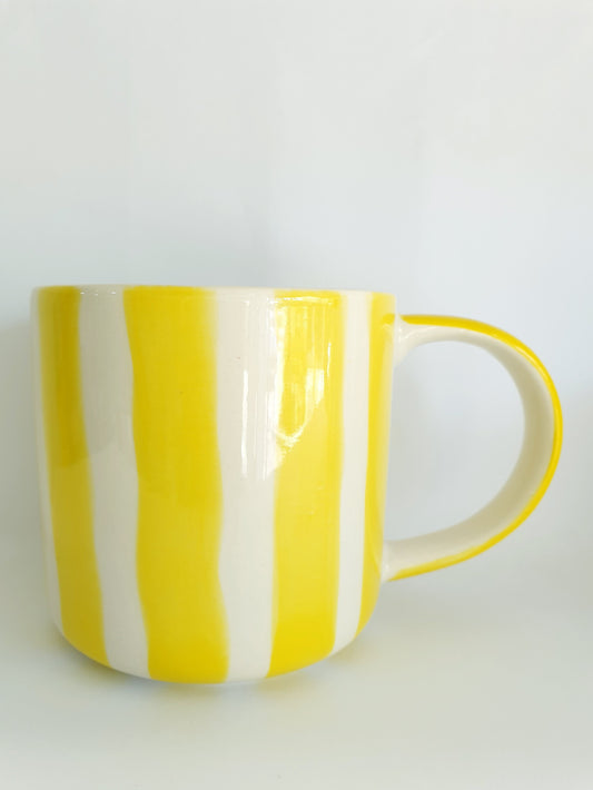 Stripes Mug - Spiaggia Yellow