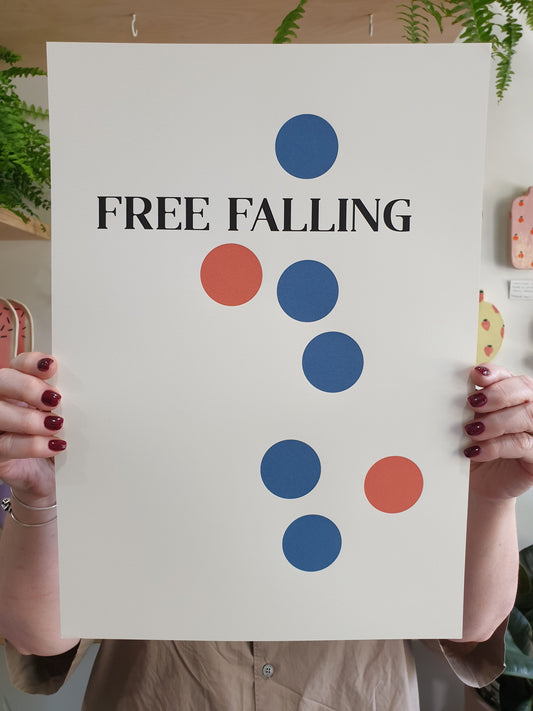 'Freeee falling' - A3 Giclée Art Print