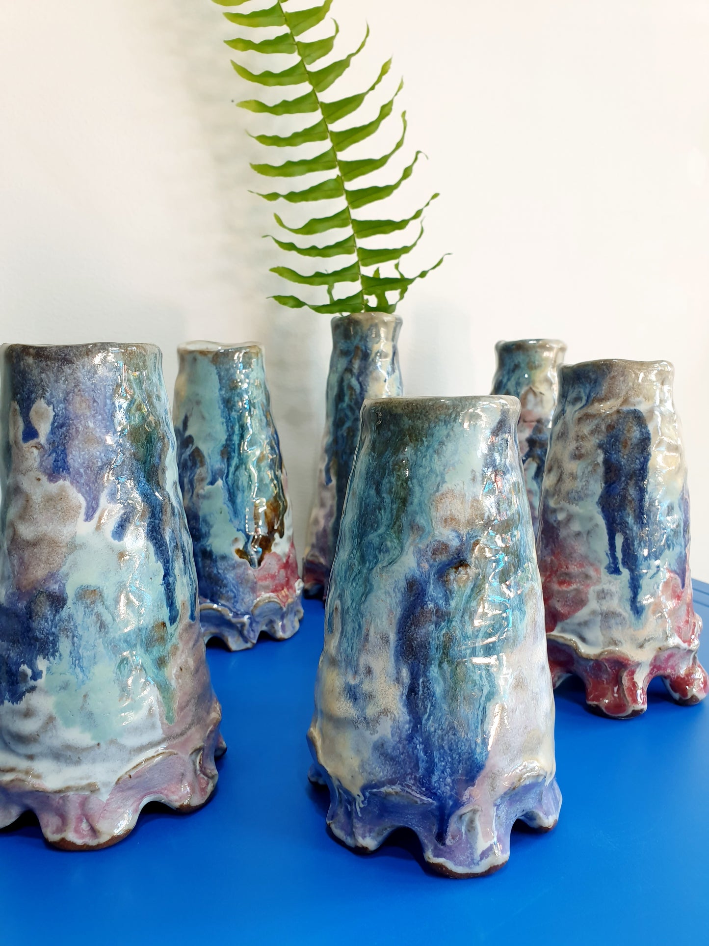 Painterly Footed Vase 5