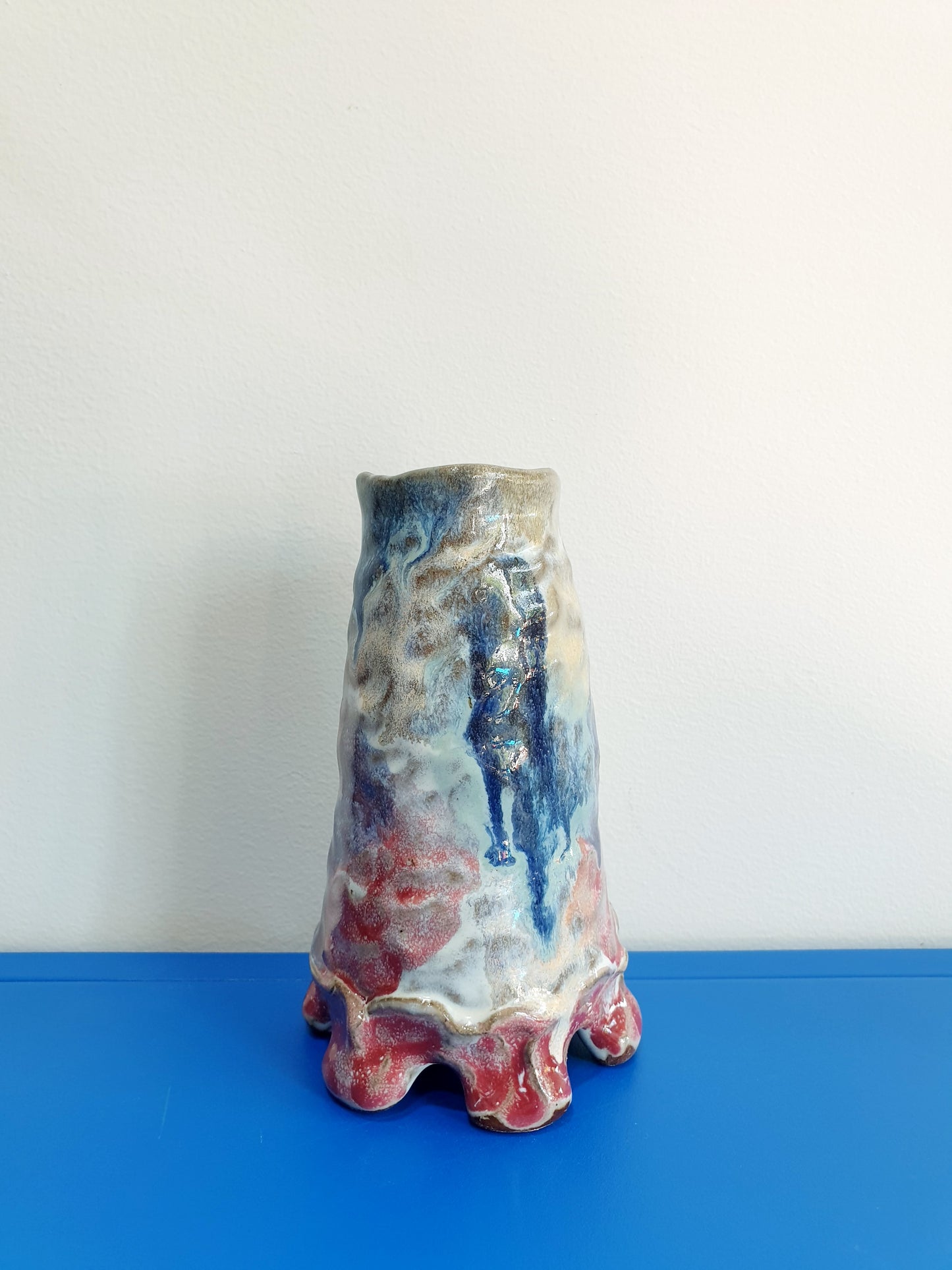 Painterly Footed Vase 6