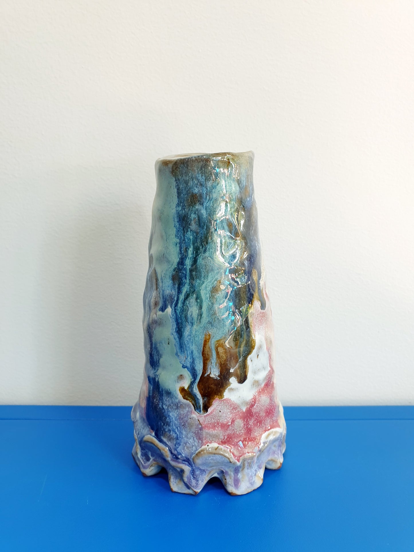 Painterly Footed Vase 5