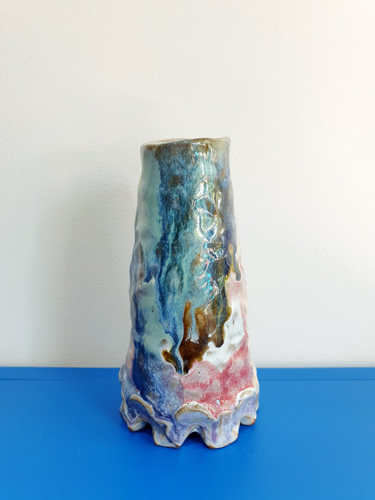 Painterly Footed Vase 5