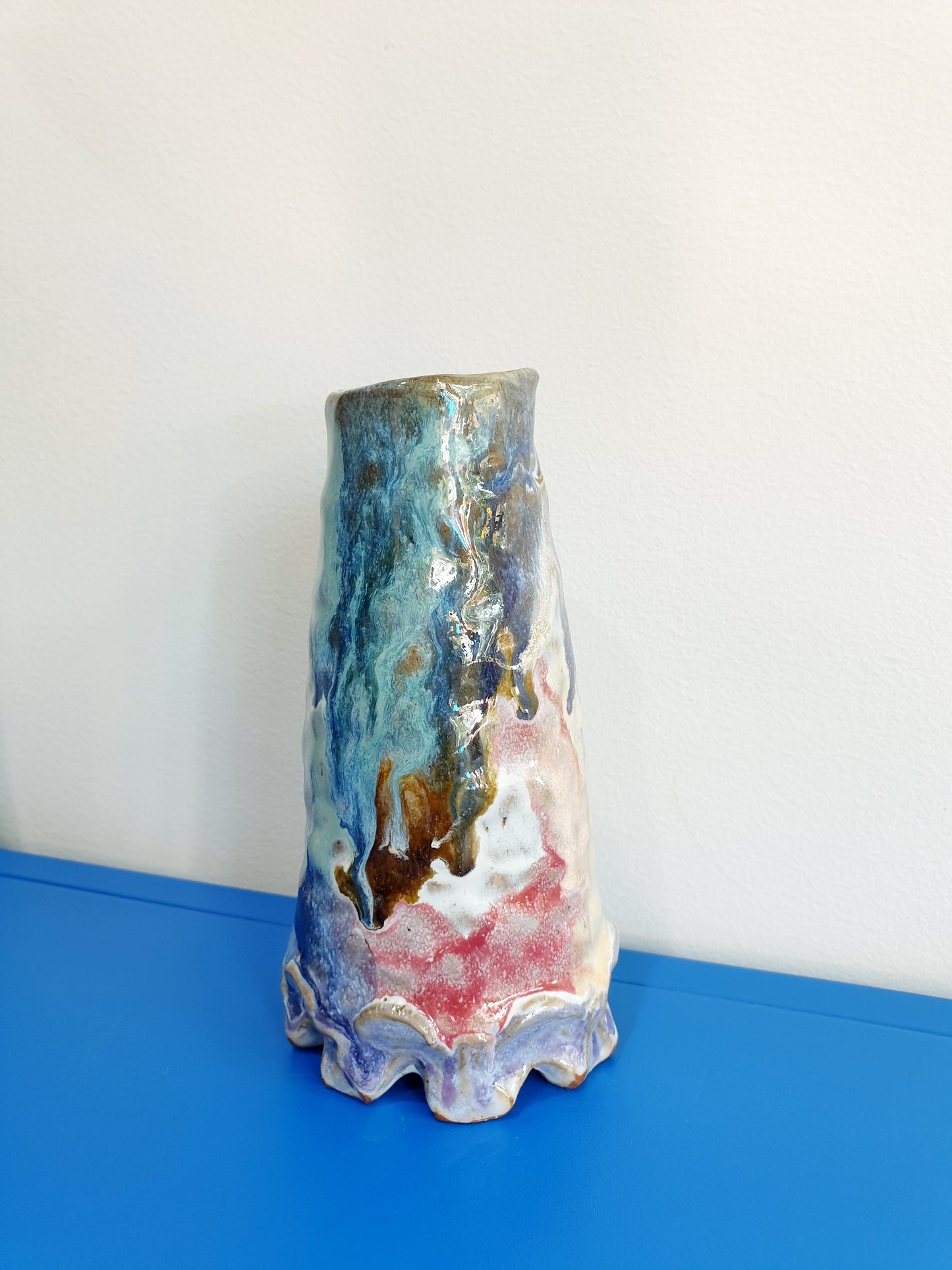 Painterly Footed Vase 5