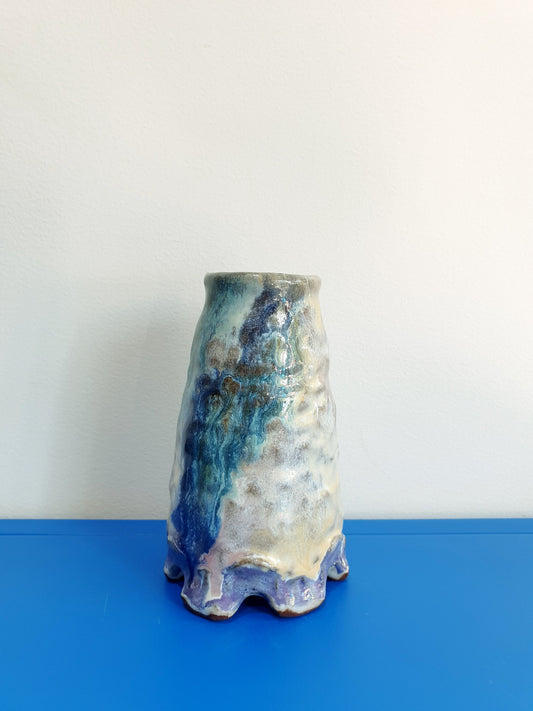 Painterly Footed Vase 2