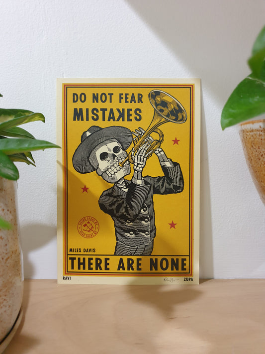 'Do not fear mistakes' - Print