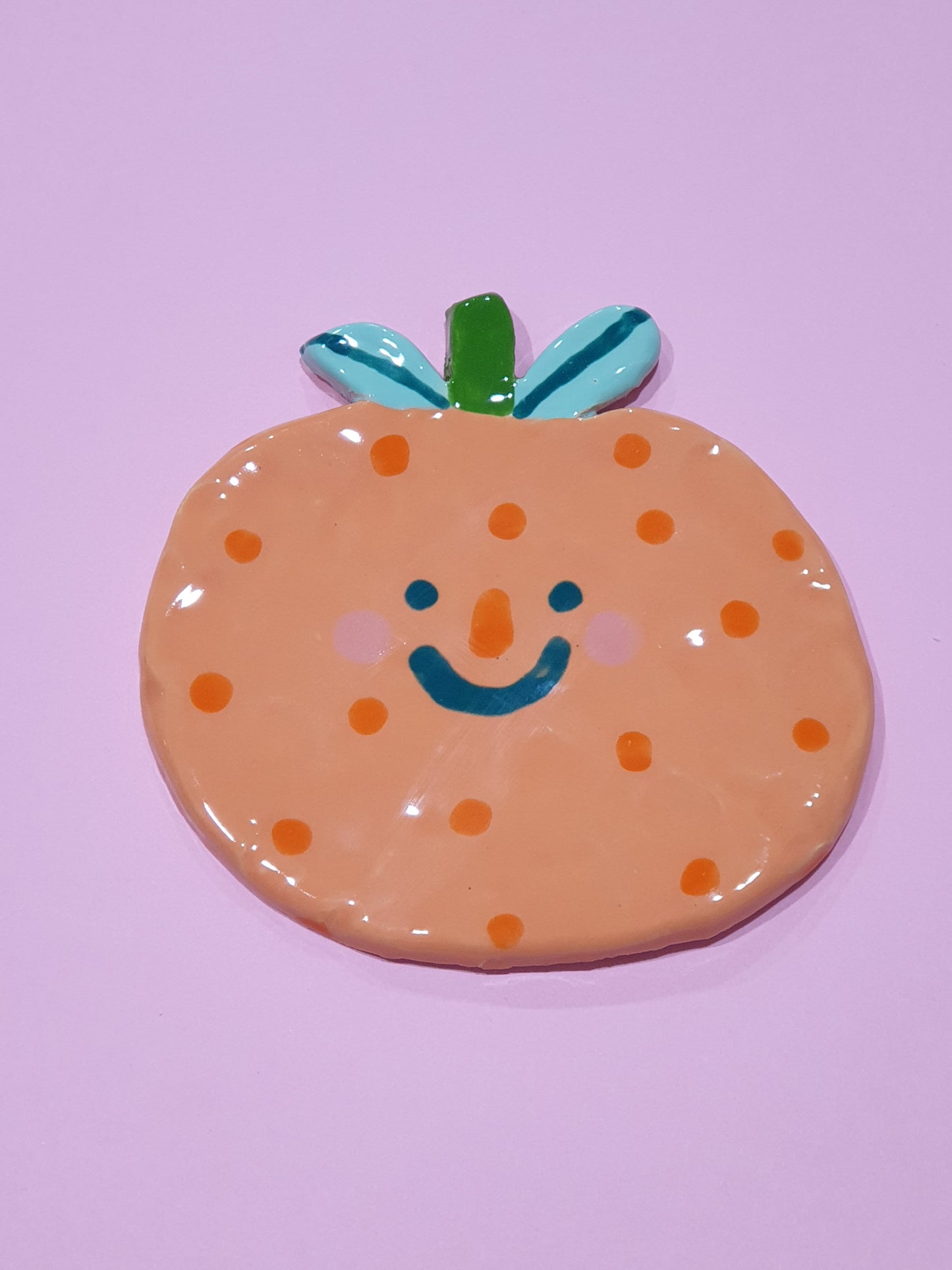 Happy Orange Wall Hanging - 6