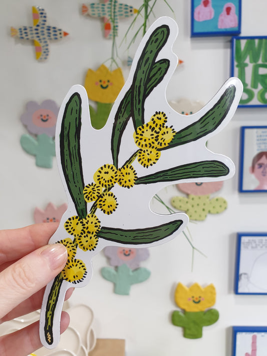 Wattle - Fridge Magnet