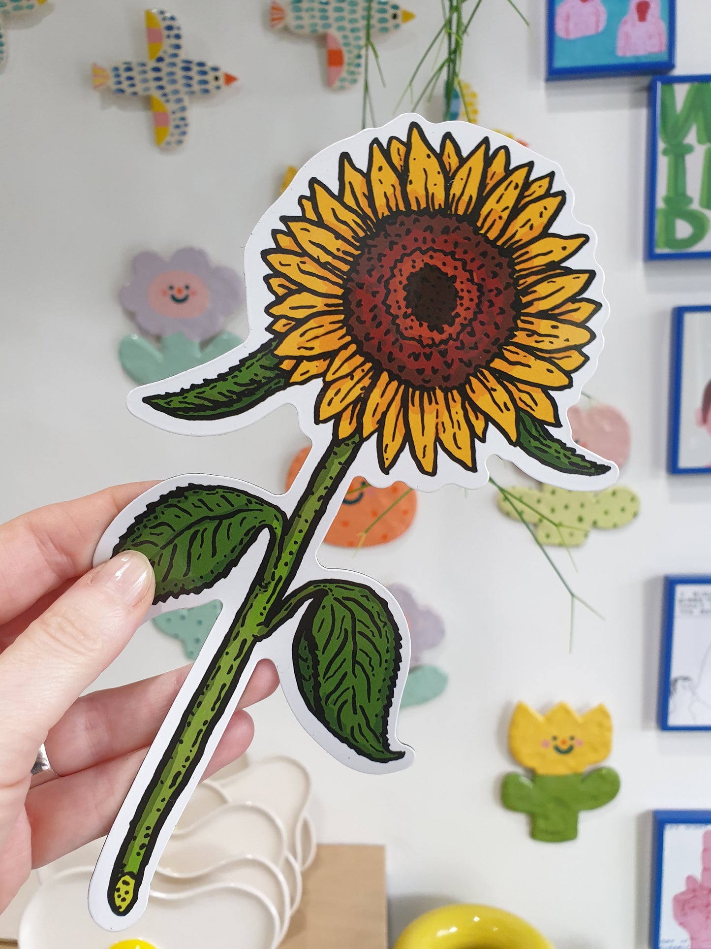 Sunflower - Fridge Magnet