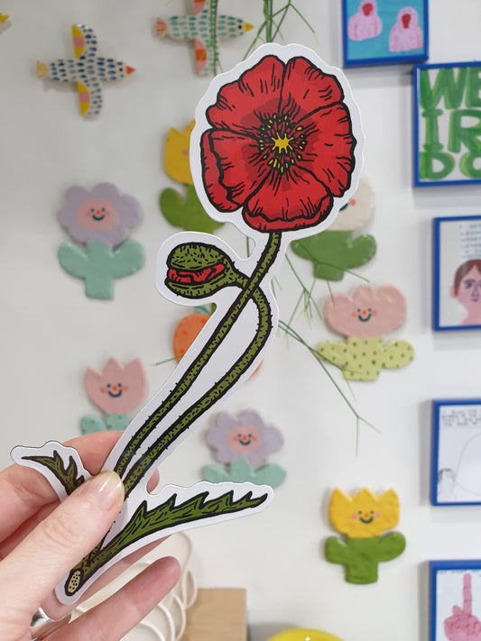 Poppy - Fridge Magnet