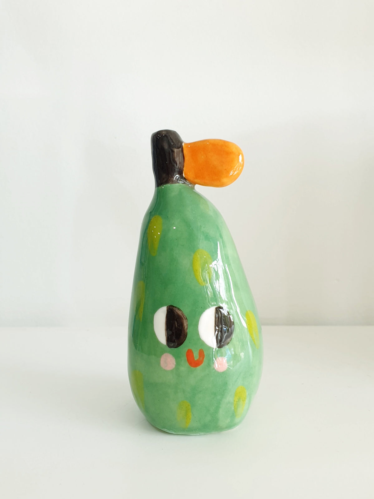 Hungry Pear tiny ceramic