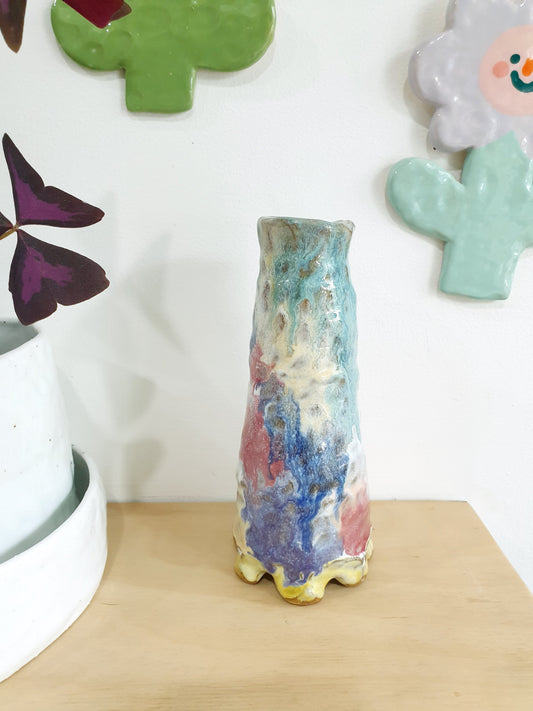 Painterly Footed Vase 3 -  Medium