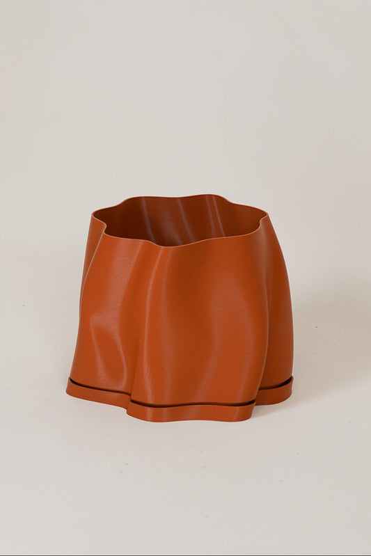 Burnt Orange Matte Lulu Planter