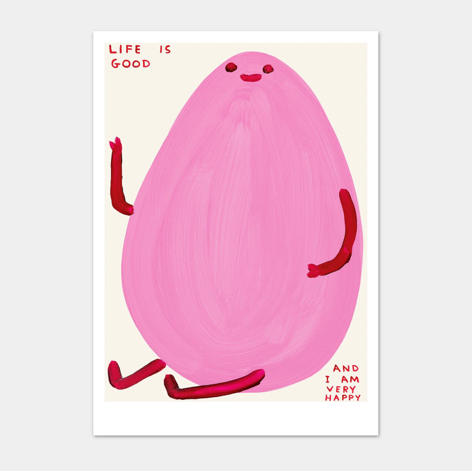 'Life is good' - A5 postcard