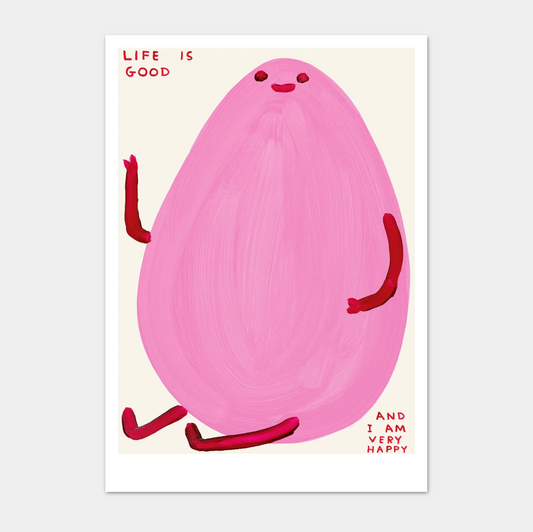 'Life is good' - A5 postcard