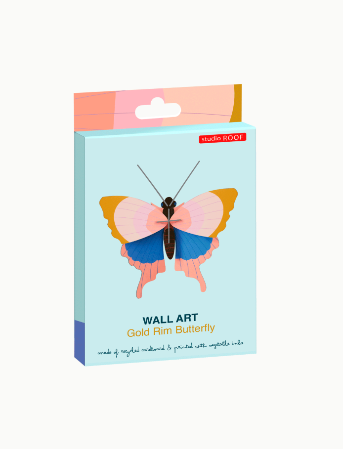 Gold Rim Wall Butterfly
