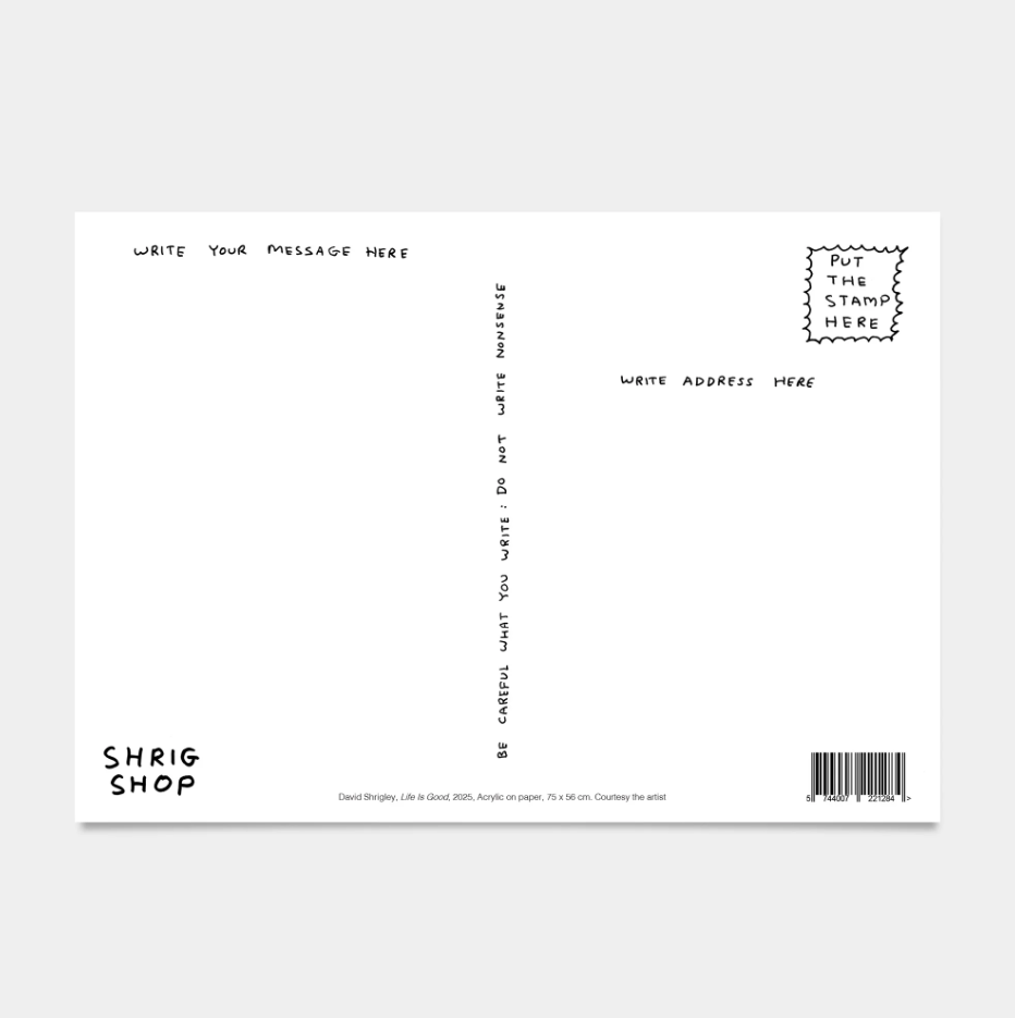 'I was having' - A5 postcard