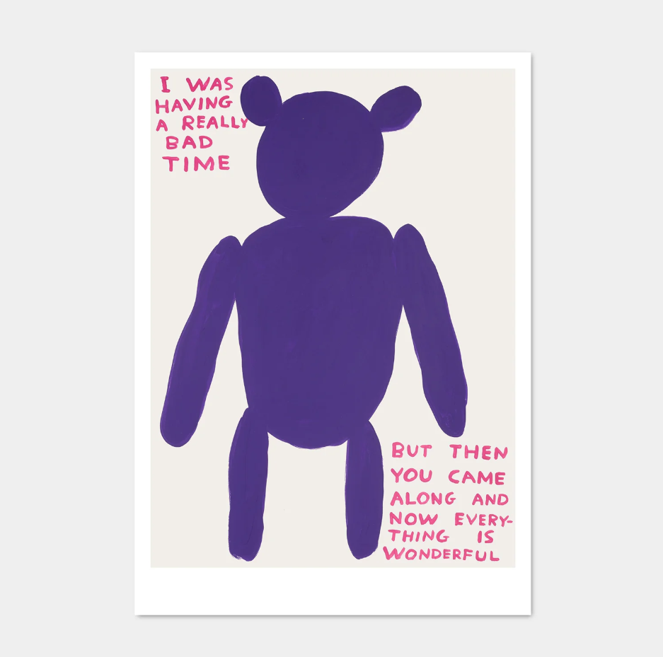'I was having' - A5 postcard