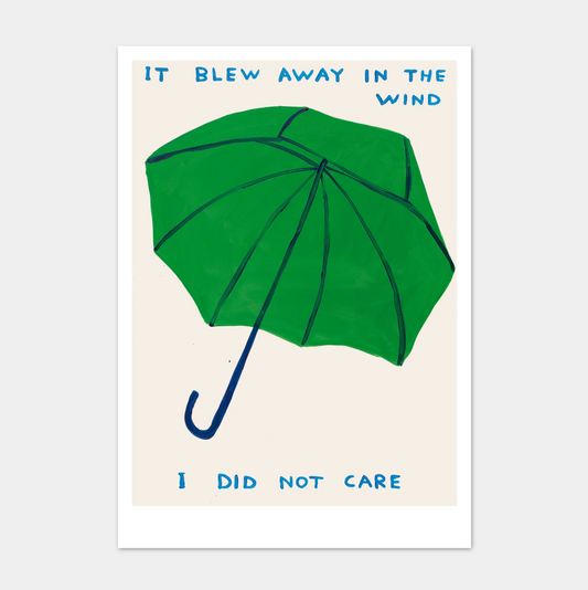 'It blew away in the wind' - A5 postcard