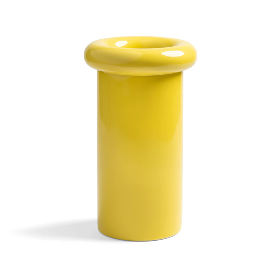 Yellow Tube Vase