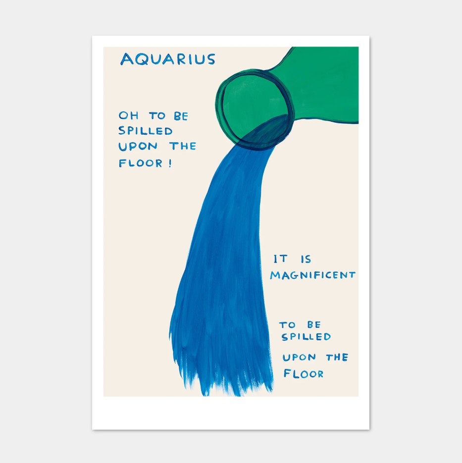 'Aquarius' - A5 postcard