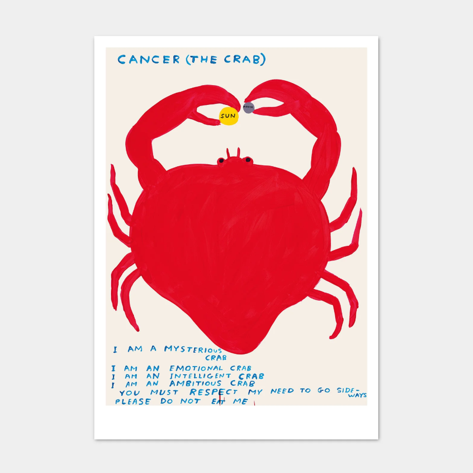 'Cancer' - A5 postcard