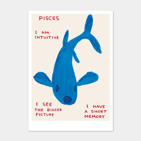 'Pisces' - A5 postcard