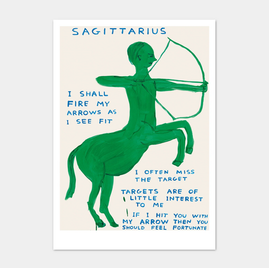 'Sagittarius' - A5 postcard