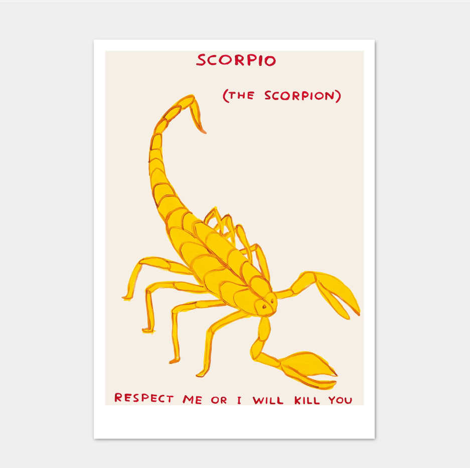 'Scorpio' - A5 postcard