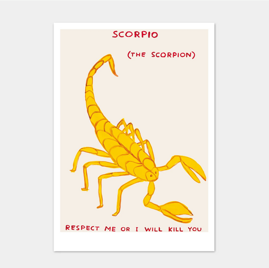 'Scorpio' - A5 postcard