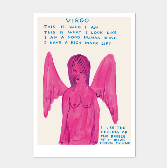 'Virgo' - A5 postcard