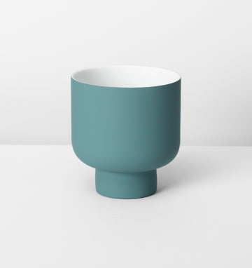 Fergus Ceramic  Planter Teal